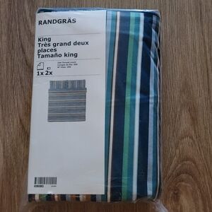 IKEA RANDGRAS King Duvet Cover with 2 Pillowcases. 304.594.50